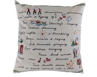 cath kidston christmas cushion
