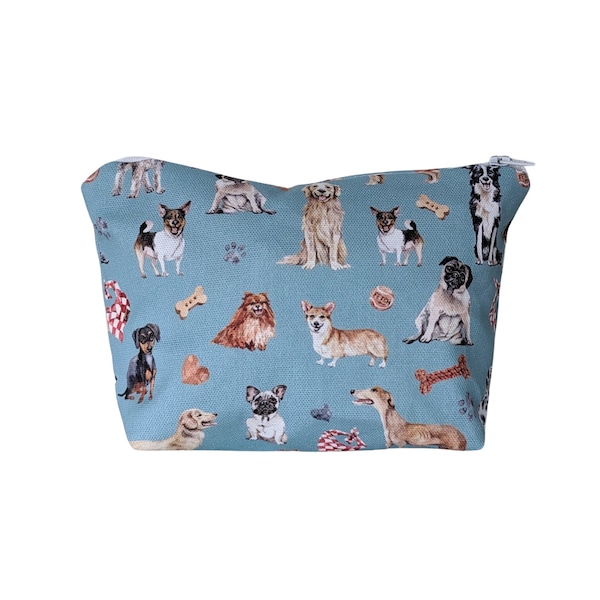 All The Dogs Make Up Bag Seafoam Blue