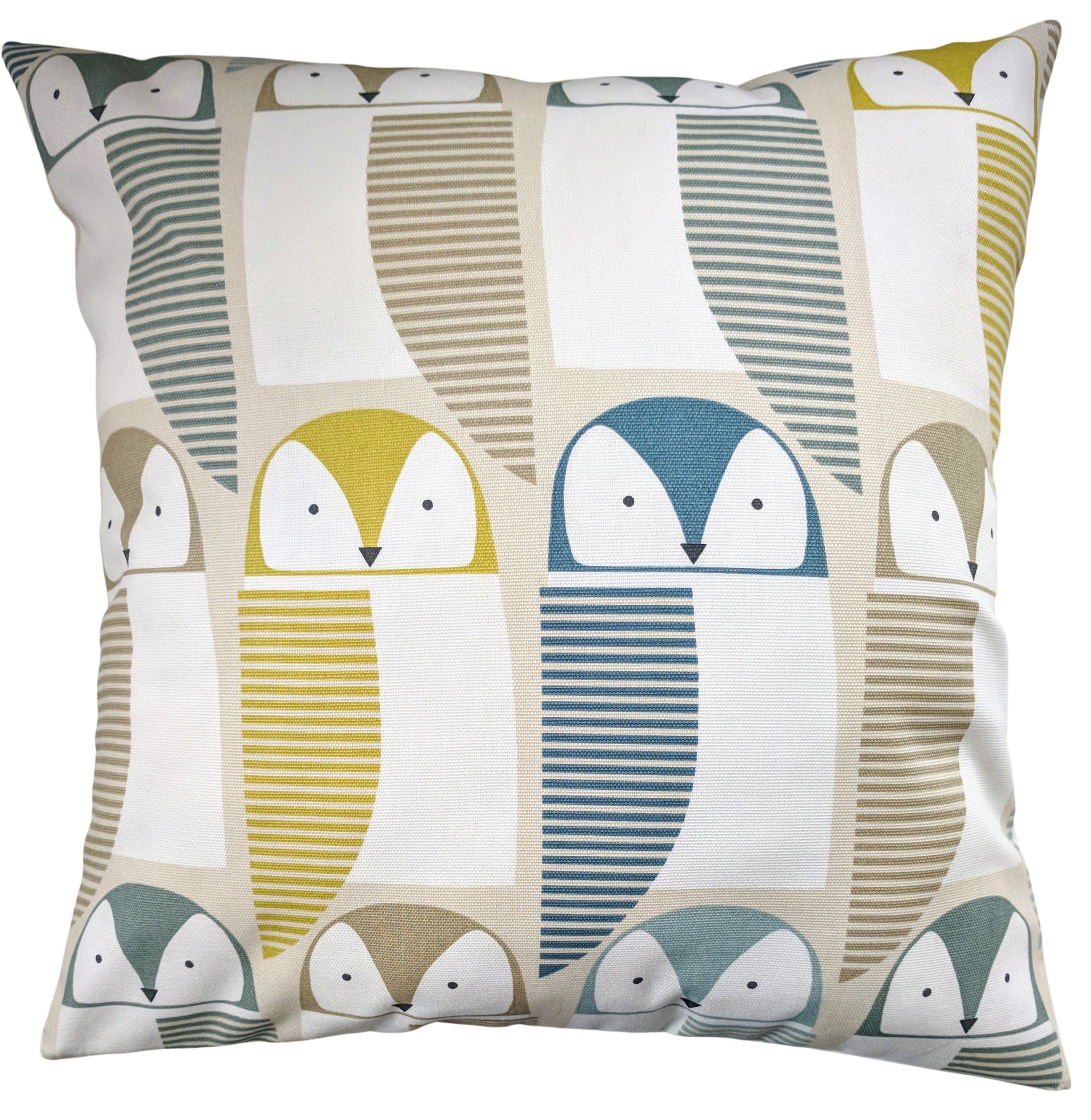 Cushion Cover in Scion Barnie Owl 14" 16" 18" 20"