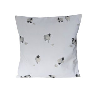 Capa de Almofada Ovelha Branca 16&quot;