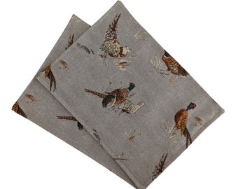 プレースマット ナチュラルフェザントファブリックプレースマット パンスタンド