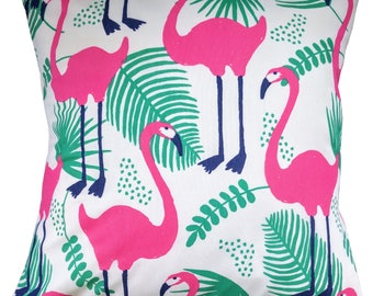 Kissenbezug mit Flamingo Print 40cm