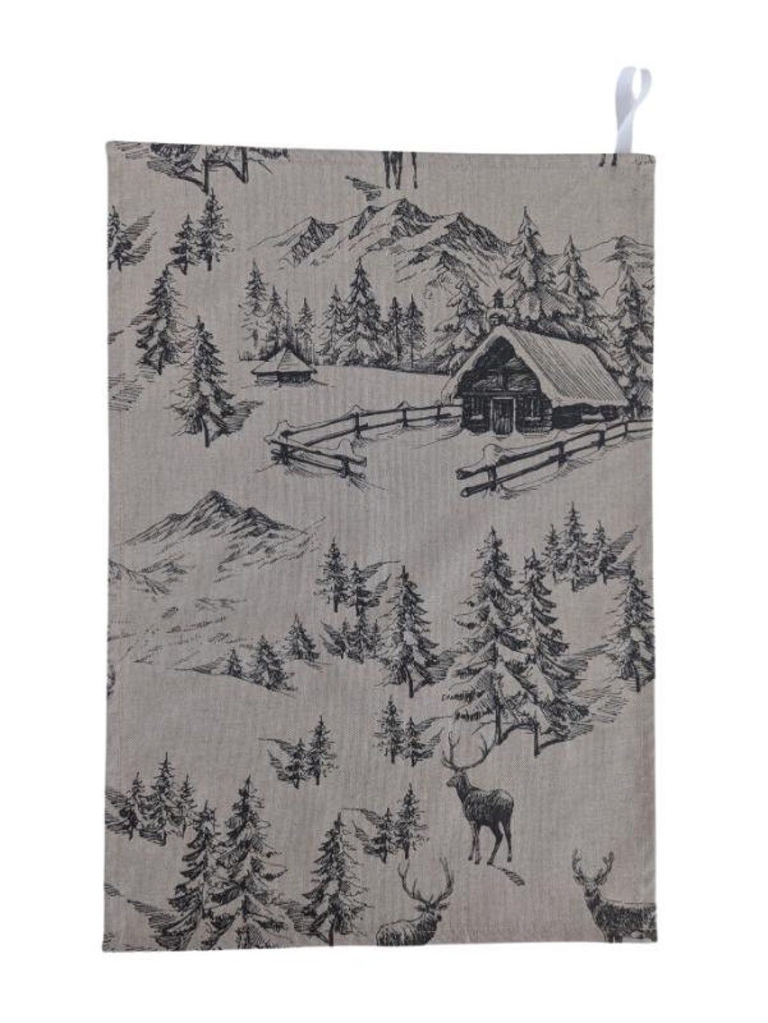 Rustikale Winter-Küchentücher – Mit Waldtier-Motiv, 40,6 X 61 Cm