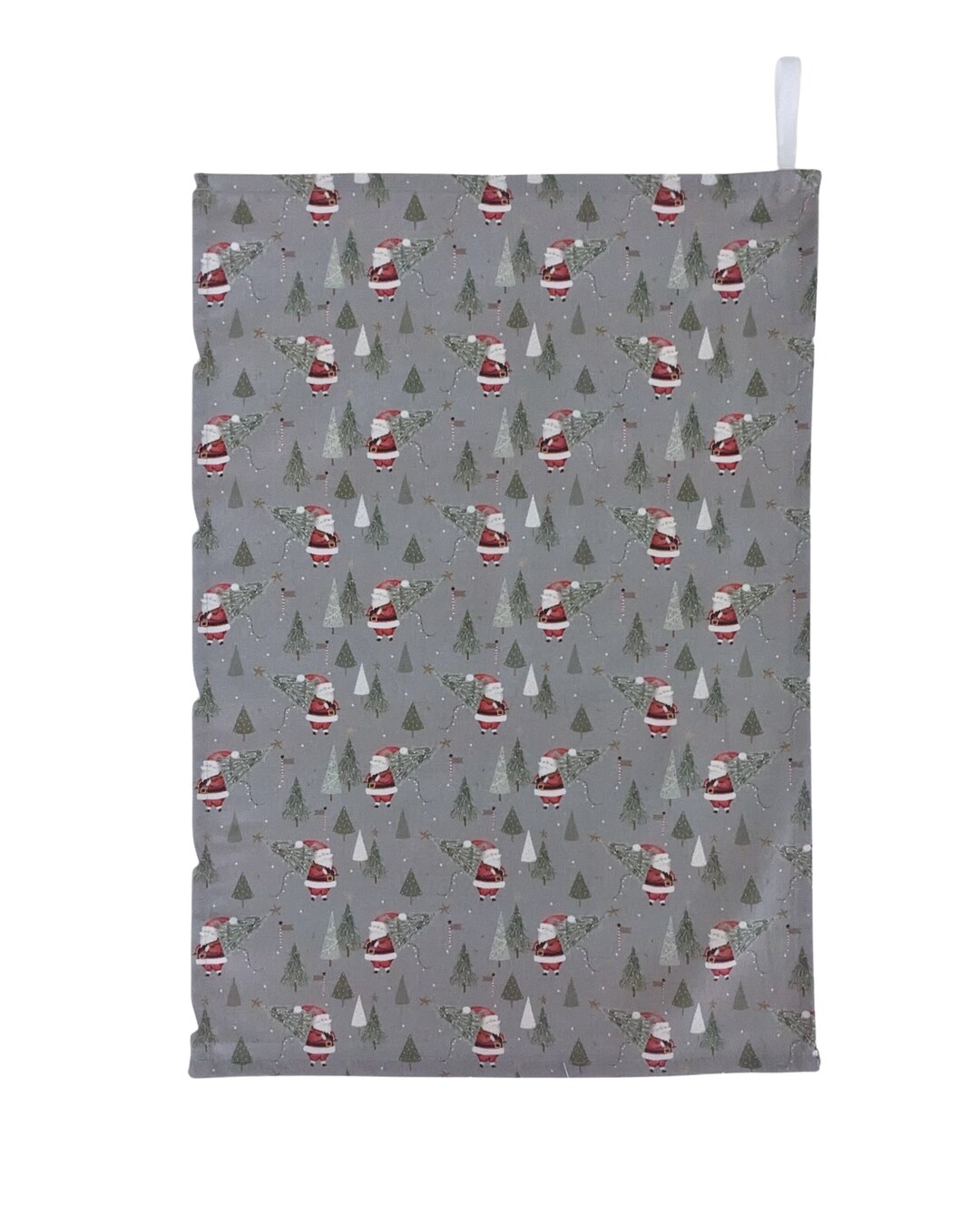 Lot De 2 Torchons De Cuisine Motif Camion Et Arbres De Noël - Coton Absorbant 18 X 26 Pouces - Pour Fêtes, Décoration Saisonnière
