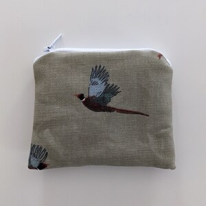 Sophie Allport Pheasant Coin Purse - Handmade