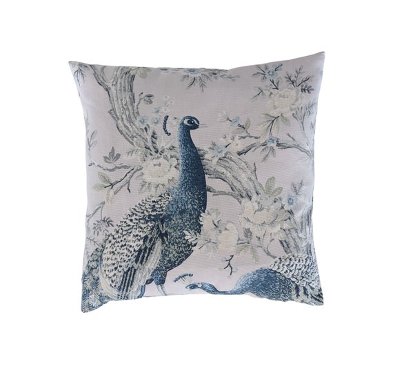 16 Cushion Cover in Laura Ashley Belvedere Peacock 