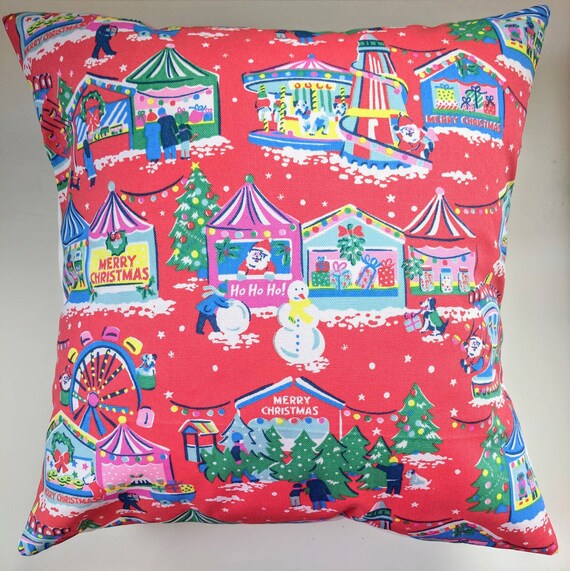 cath kidston christmas cushion