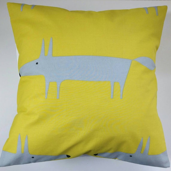 Scion Mini Little Mr Fox Cushion Cover Navy Blue 16/"