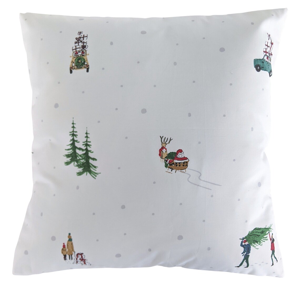 Cushion Cover in Sophie Allport Home for Christmas White Etsy