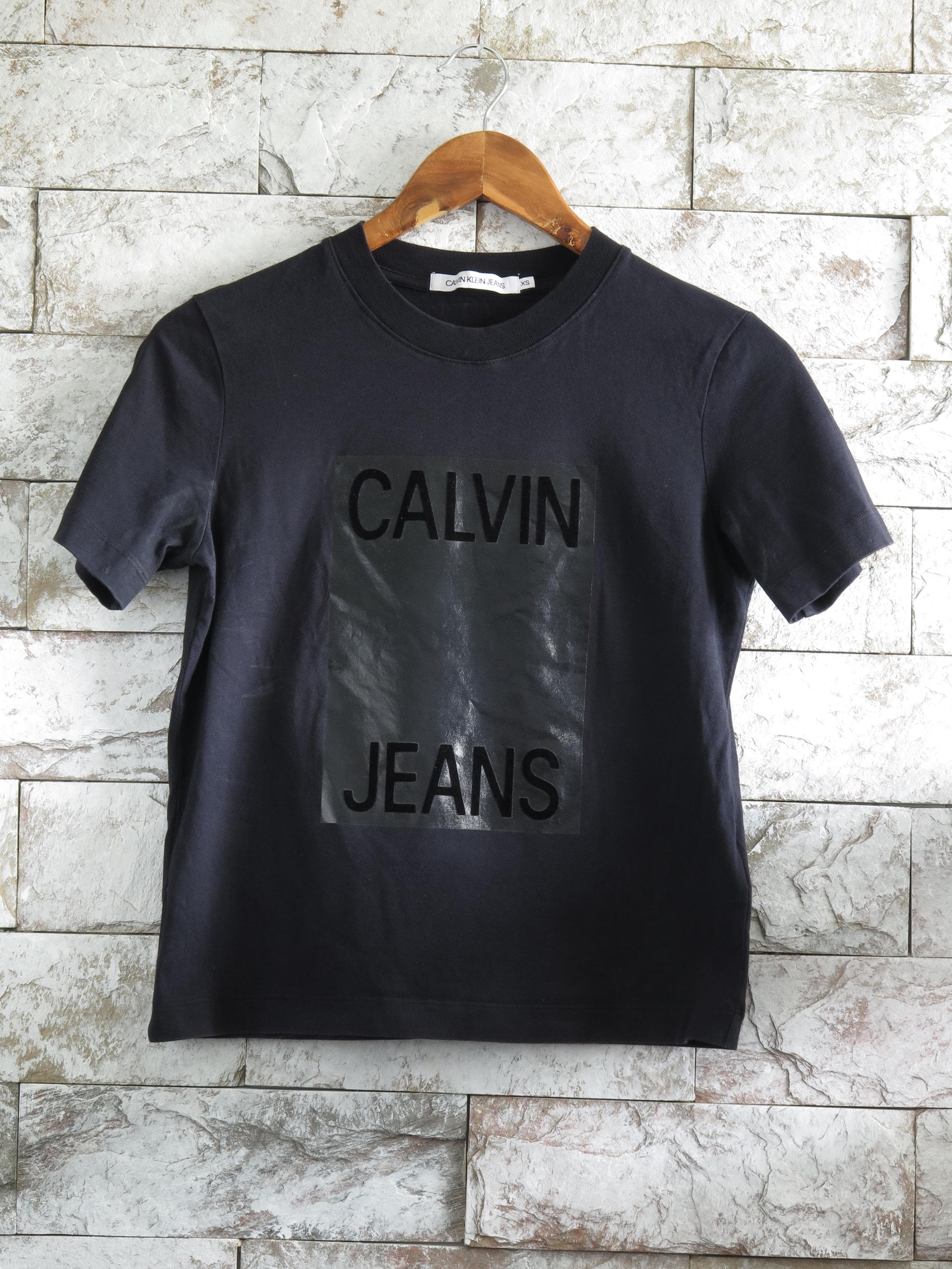 Vintage Black Calvin Klein T Shirt Size XS Extra Small - Etsy Canada