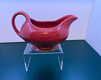 Fiesta Scarlet Red Open Sauce Boat / Gravy Boat – Homer Laughlin Fiestaware – USA