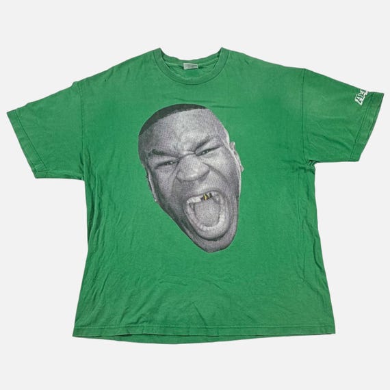 Vintage Absurd New York Mike Tyson Shirt XL Green Boxing Rap Tee