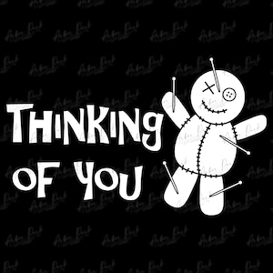 Voodoo Thinking of You Halloween SVG File