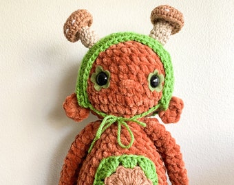 Mini Mushroom Whimsy Pal / Crochet Mushroom / Crochet Plush / Crochet Toy / Childrens Toy / Forest People Crochet / Amigurumi / Whimsy Folks