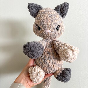 Crochet Cat Stuffed Animal: Handmade Plush Toy, Gift for Kids