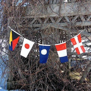 Cotton Nautical Flag Banner