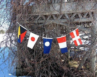 Bandera náutica de algodón