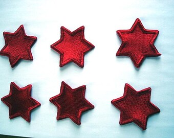 Ocho insignias vintage de estrellas náuticas