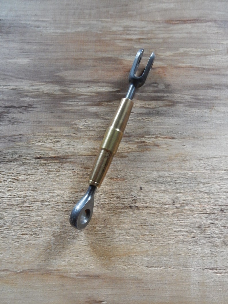 Vintage Precision Miniature Turnbuckle/ Brass & Steel Etsy
