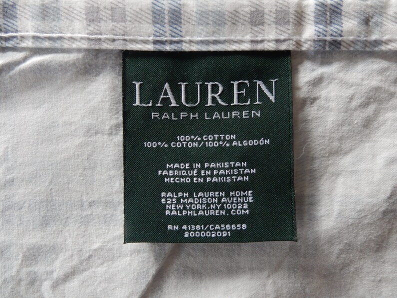 Vintage Set of Lauren for Ralph Lauren Pillowcases and Top Etsy