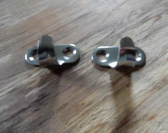 Ganchos para hamaca vintage de acero inoxidable (1 PR)/ Ganchos pequeños