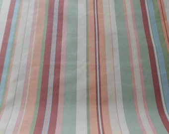 Vintage Nautical Stripe Fabric/Waverly/"Sidewalk Stripe"