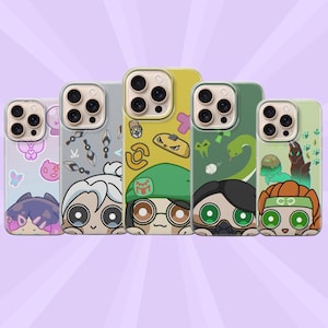 Valorant Handyhülle mit niedlichem Chibi-Agenten-Motiv für iPhone 17 Pro, 16, 15, 14, 13, 12; Samsung S26, S25, S24, S23, A16, A56; Pixel 10a, 10, 9 Pro, 9