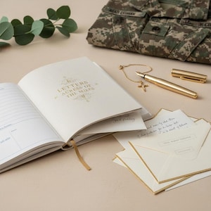 Tagebuch für christliche Eltern von Militärangehörigen mit Brieffunktion, „Öffnen, wenn“-Erinnerungen, zum Ausdrucken