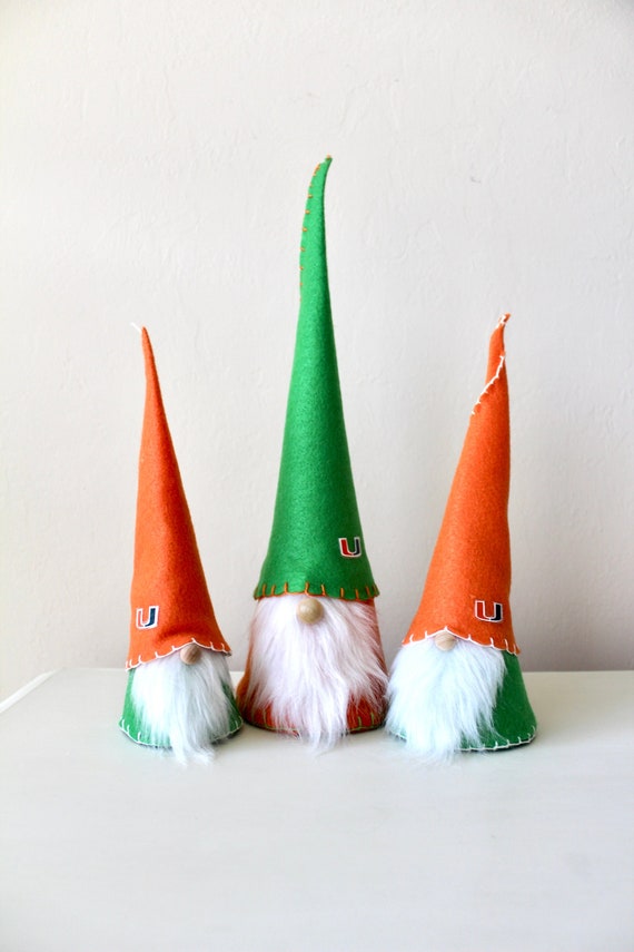 university-of-miami-holiday-gnomes-hurricanes-florida-college-etsy