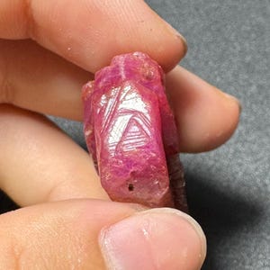 84.2ct Massive Record Keeper Pink Ruby Crystal Raw Corundum Specimen Luc Yen
