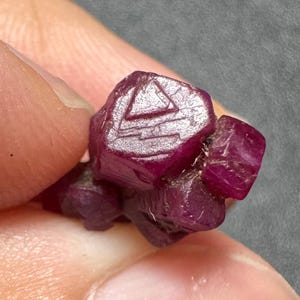6.7ct Raw Pink Ruby Record Keeper Twin Crystal Corundum Specimen Luc Yen
