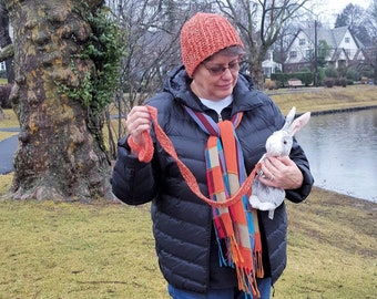 Dog Walker Hat - with bonus leash pattern - Crochet Hat PATTERN PDF ONLY