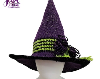 That Witch Hat - pattern in 4 sizes - Crochet PDF PATTERN ONLY