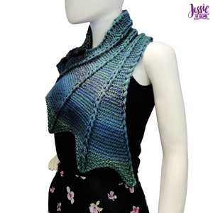 Dragon Wing Cowl Jacob S Ladder Knit Pattern Pdf Only Etsy