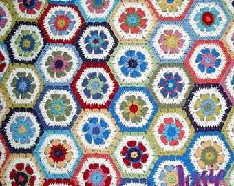 Granny To Hexagon How-To - Crochet PATTERN PDF ONLY