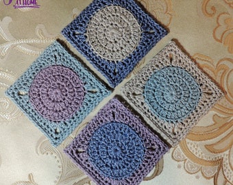 Hit the Spot Coasters -  Crochet PATTERN PDF ONLY