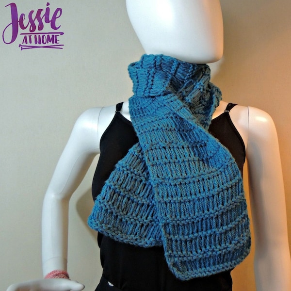 Basic Drop Stitch Scarf - Knit PATTERN PDF ONLY