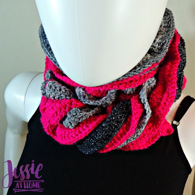 Glitter and Shine Scarf Crochet PATTERN PDF ONLY image 4