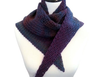 Askew Asymmetrical Crochet Shawl | Stylish Crochet Wrap | Crochet Pattern PDF ONLY