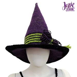 That Witch Hat pattern in 4 sizes Crochet PDF PATTERN ONLY image 3