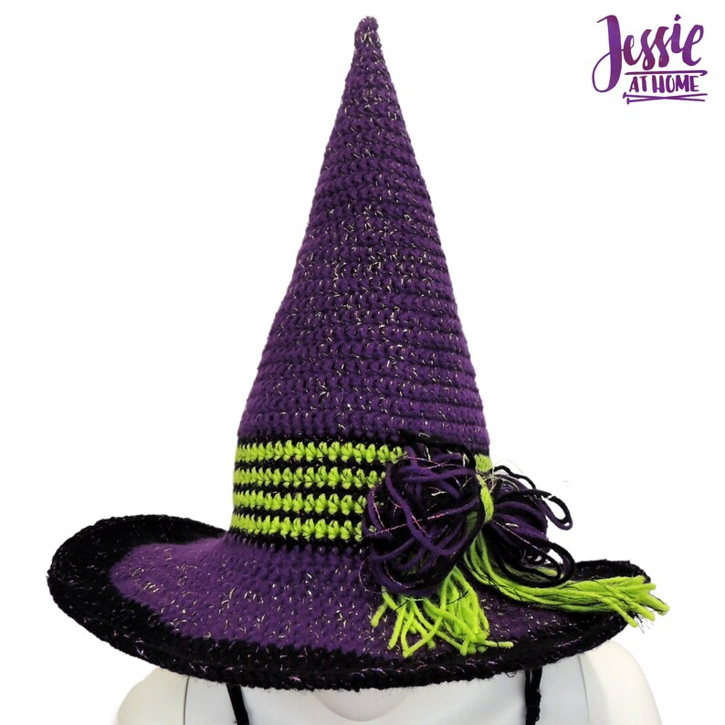 That Witch Hat pattern in 4 sizes Crochet PDF PATTERN ONLY image 4