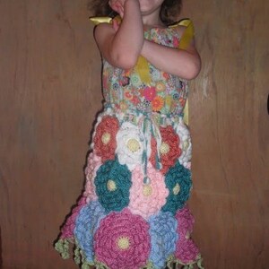 Flora - a Blooming Flower Skirt Crochet Pattern for Sizes Toddler to ...