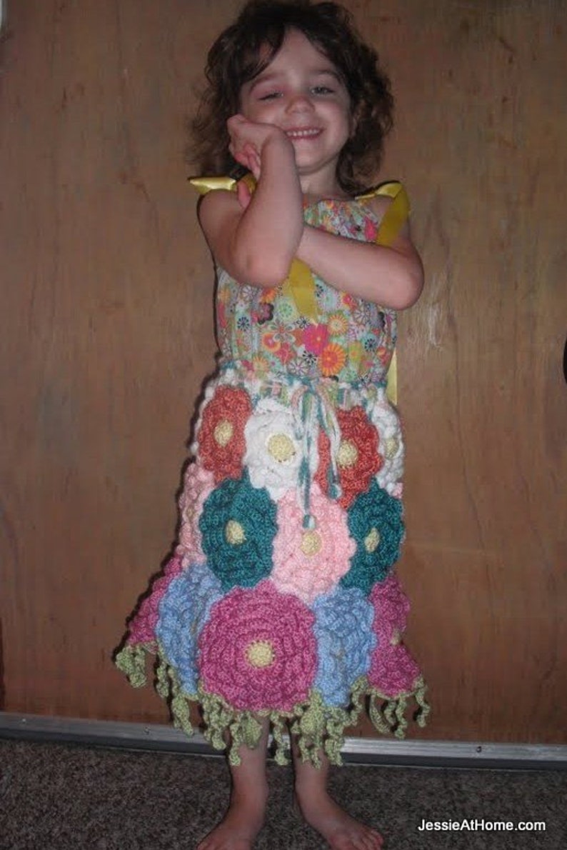 Flora - a Blooming Flower Skirt Crochet Pattern for Sizes Toddler to ...