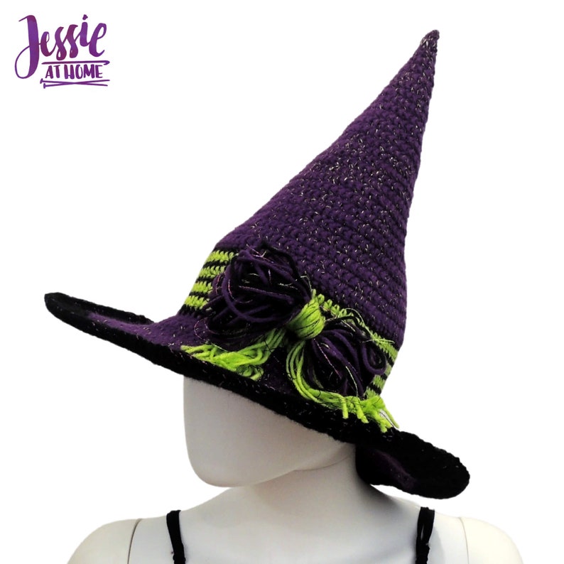 That Witch Hat pattern in 4 sizes Crochet PDF PATTERN ONLY image 5