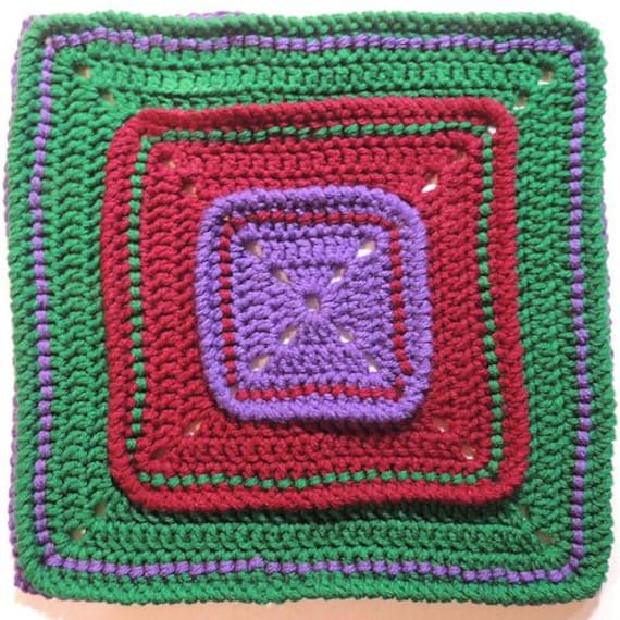 Layered Cake Square Crochet