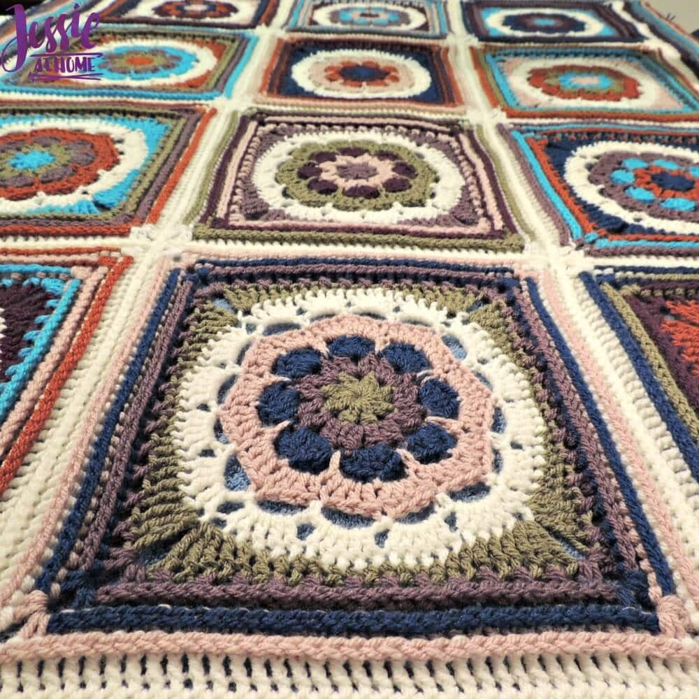 20 Mandala Blanket Crochet Patterns for Round, Square, and Star-Inspired Throws 4 Mandala Blanket Crochet Blanket Only