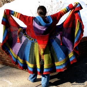 Knit Pattern: Katherine Adult Fairy Coat Pixie Coat XS5X PATTERN ONLY image 2