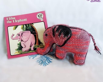 Elihu the Elephant Softie - Crochet PATTERN PDF ONLY