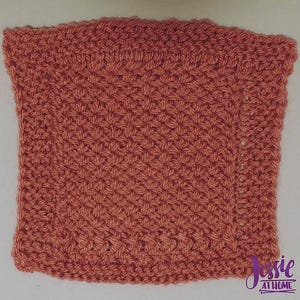 Easy Knitting Pattern Criss Cross Square Afghan Block Aran Yarn PDF Pattern Only