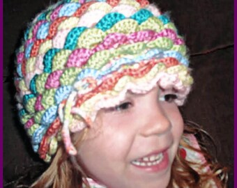 Bloom Hat - Crochet Hat PATTERN PDF ONLY